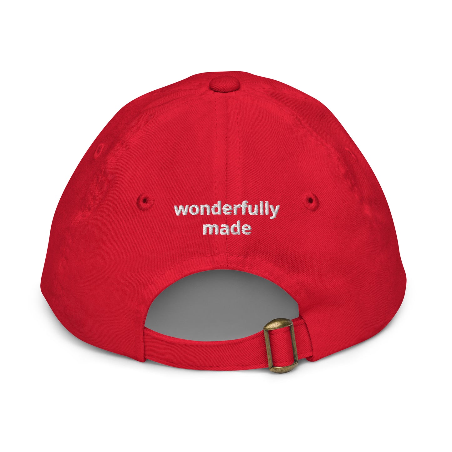 God Said "Wonderfully Made" Youth baseball cap