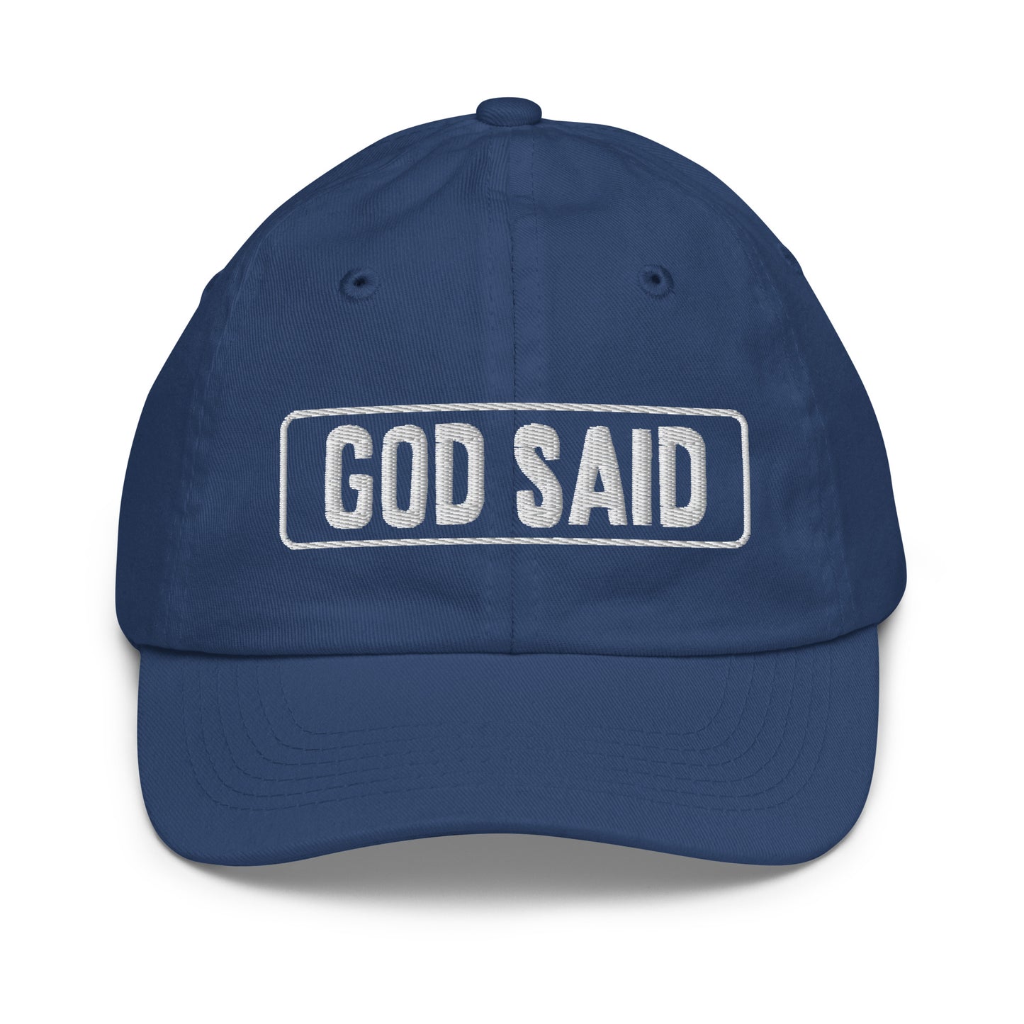God Said "Wonderfully Made" Youth baseball cap
