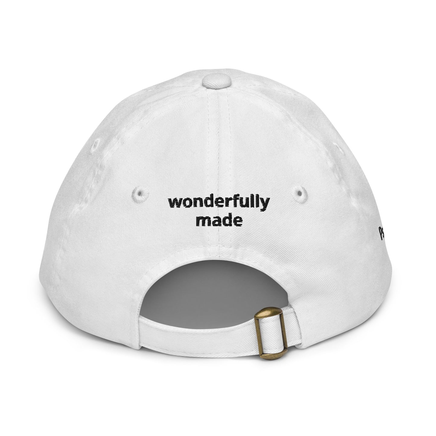 God Said "Wonderfully Made" Youth baseball cap