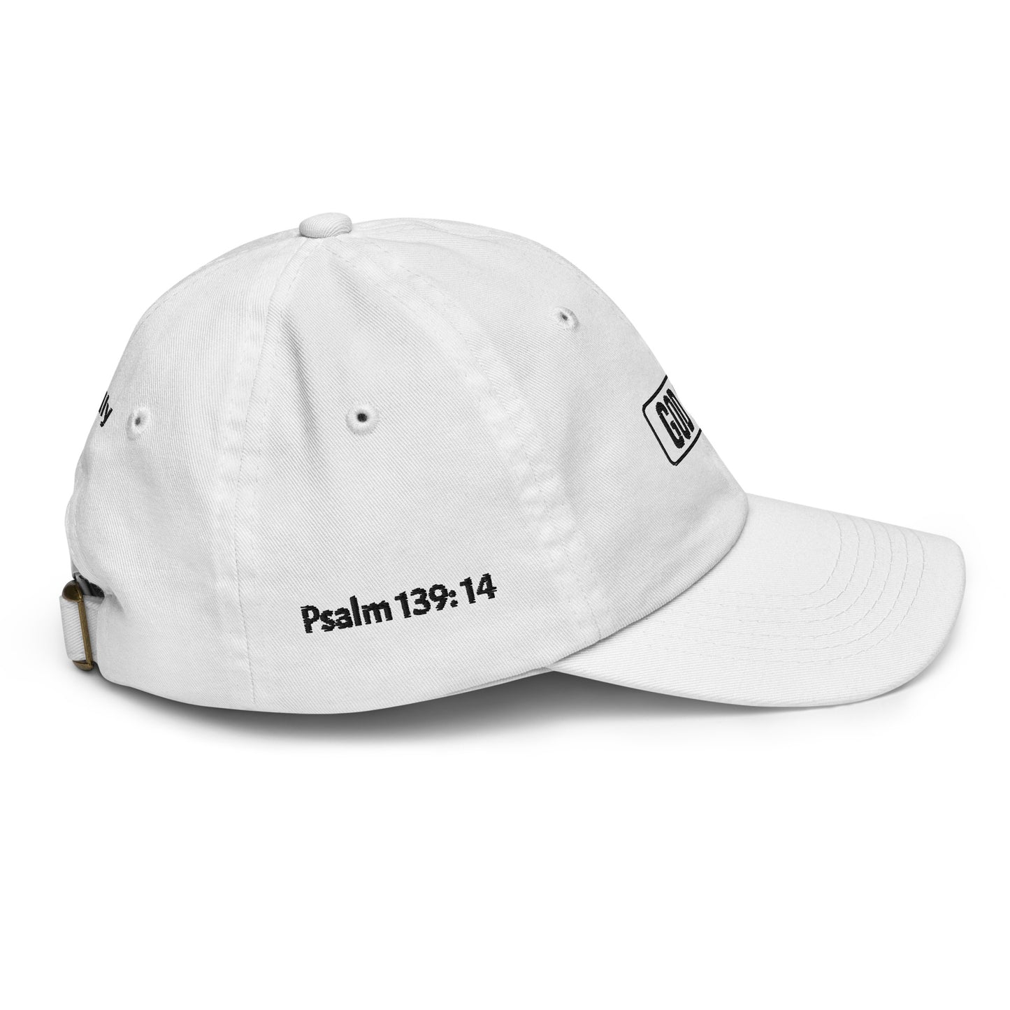 God Said "Wonderfully Made" Youth baseball cap