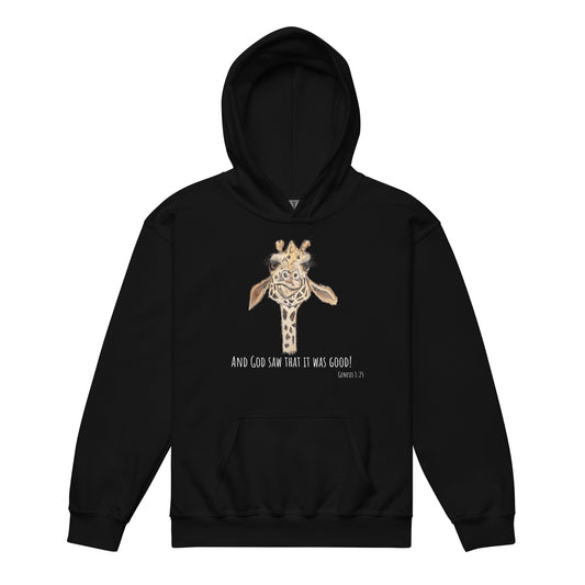 God Said "Giraffe" Youth heavy blend hoodie