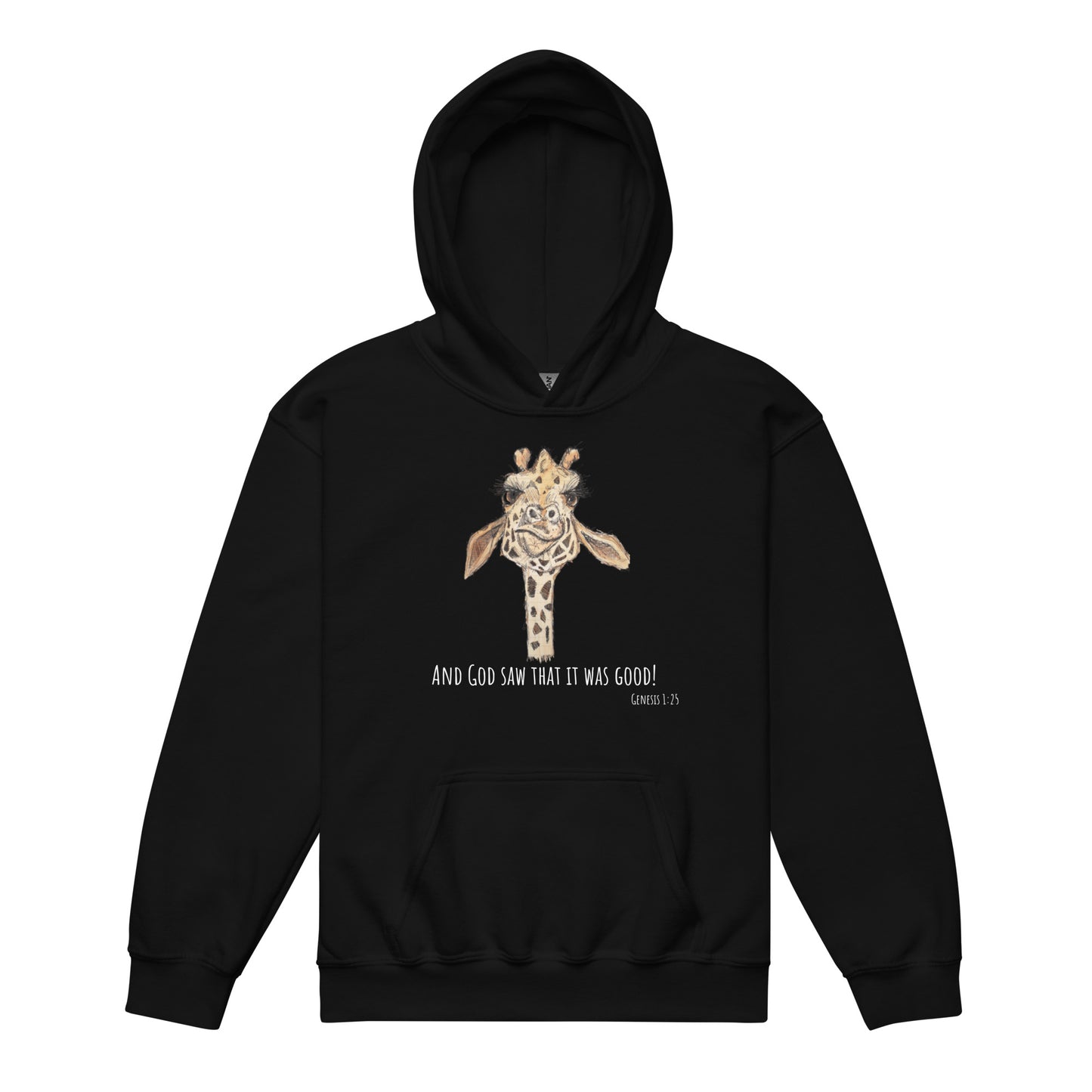 God Said "Giraffe" Youth heavy blend hoodie