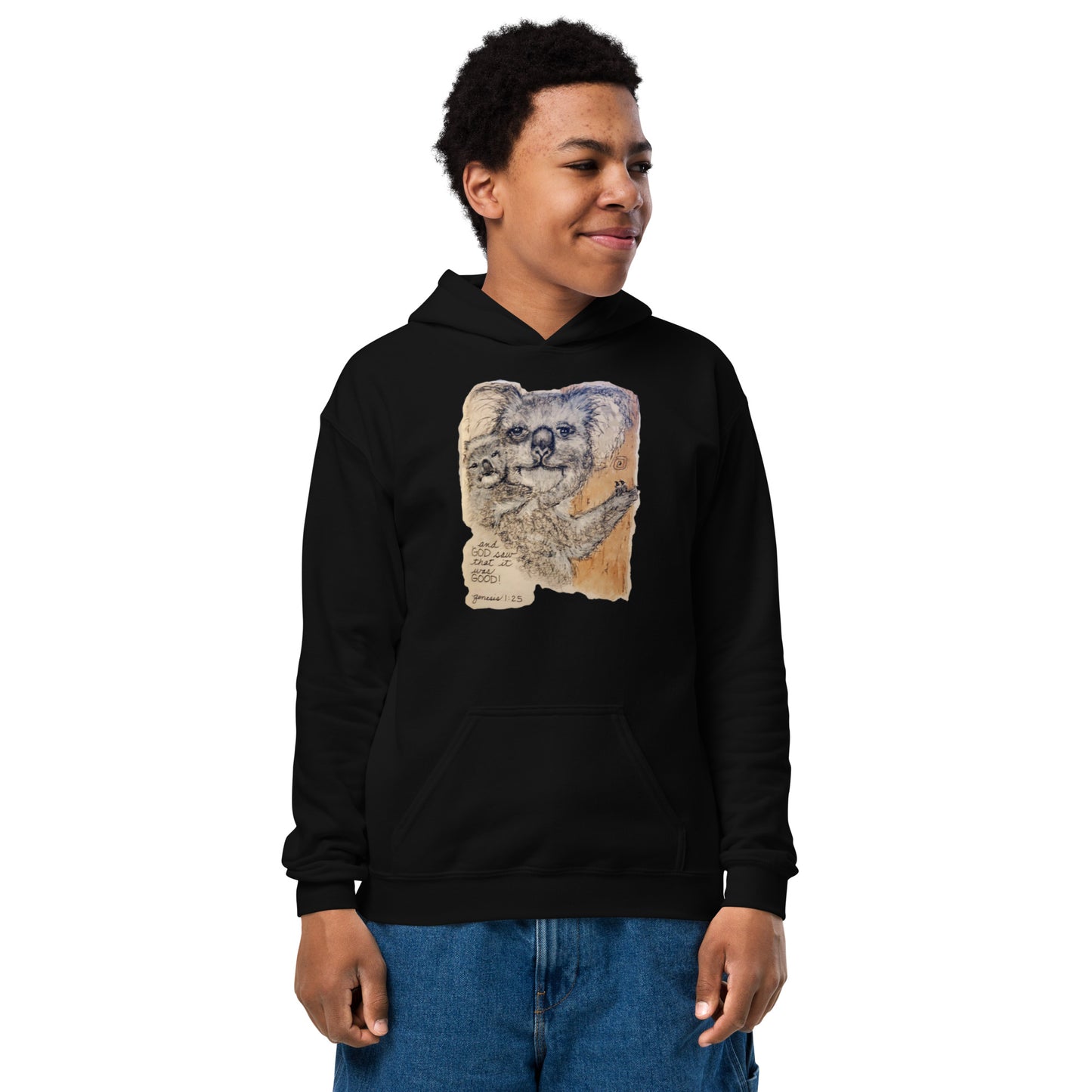 God Said - "Koala Harper" Youth heavy blend hoodie