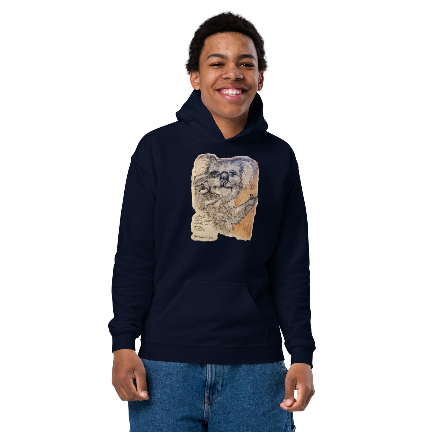 God Said - "Koala Harper" Youth heavy blend hoodie