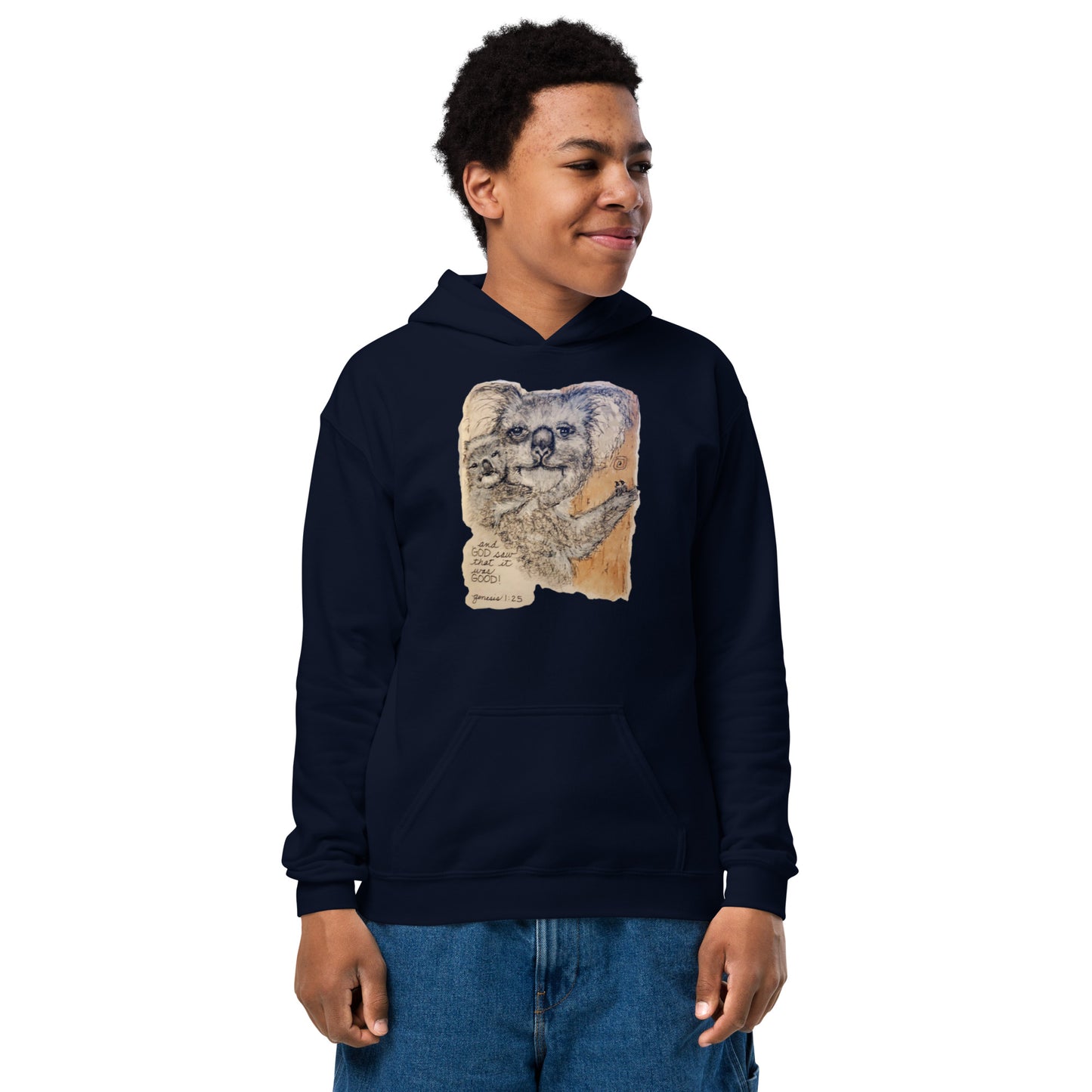 God Said - "Koala Harper" Youth heavy blend hoodie