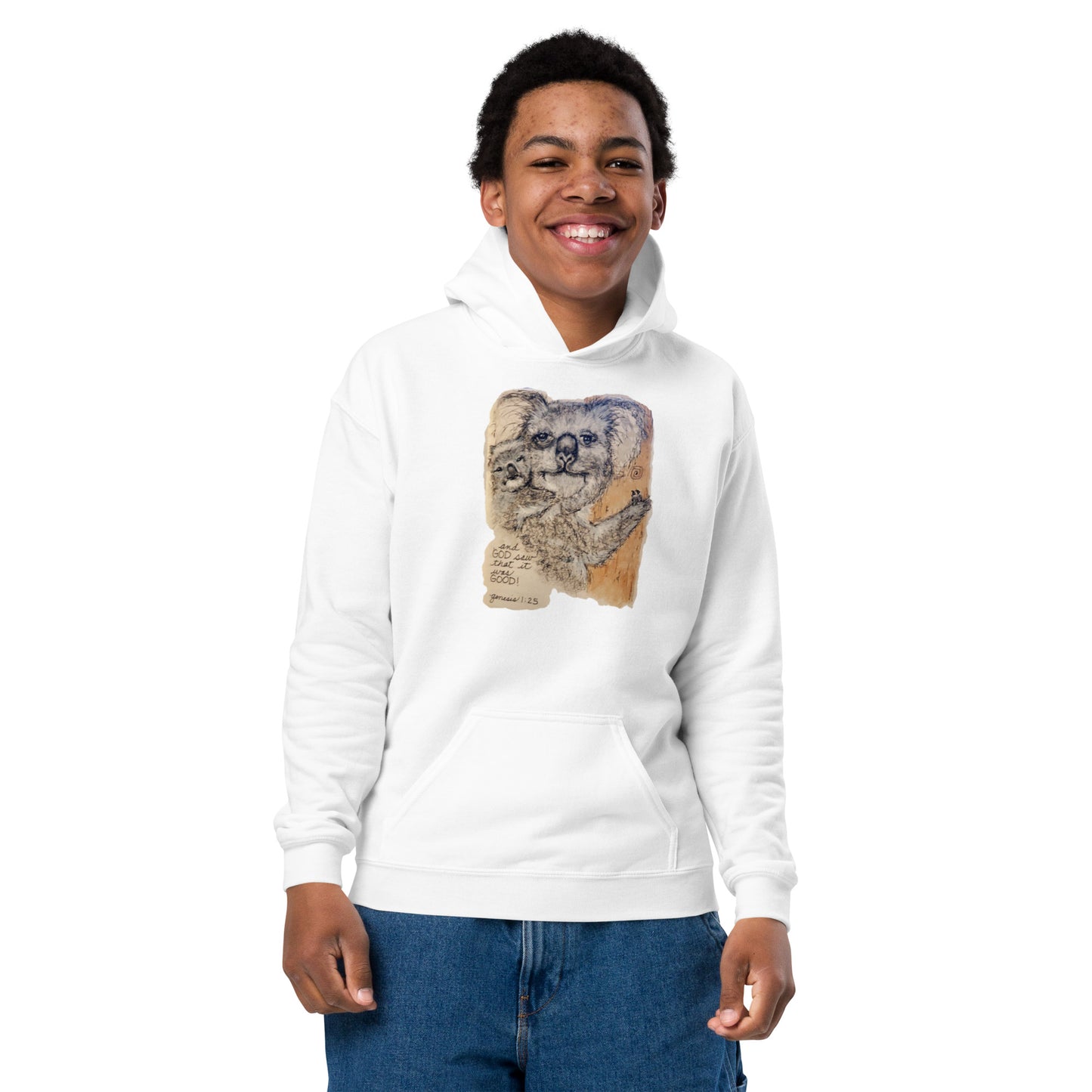 God Said - "Koala Harper" Youth heavy blend hoodie