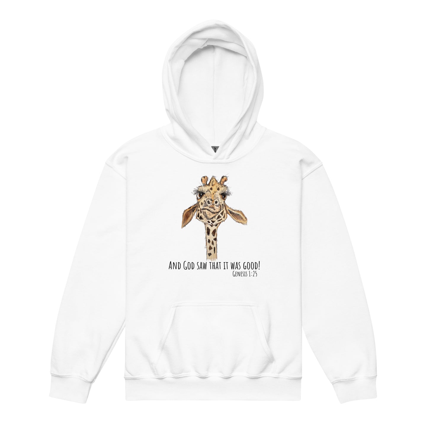 God Said "Giraffe" Youth heavy blend hoodie