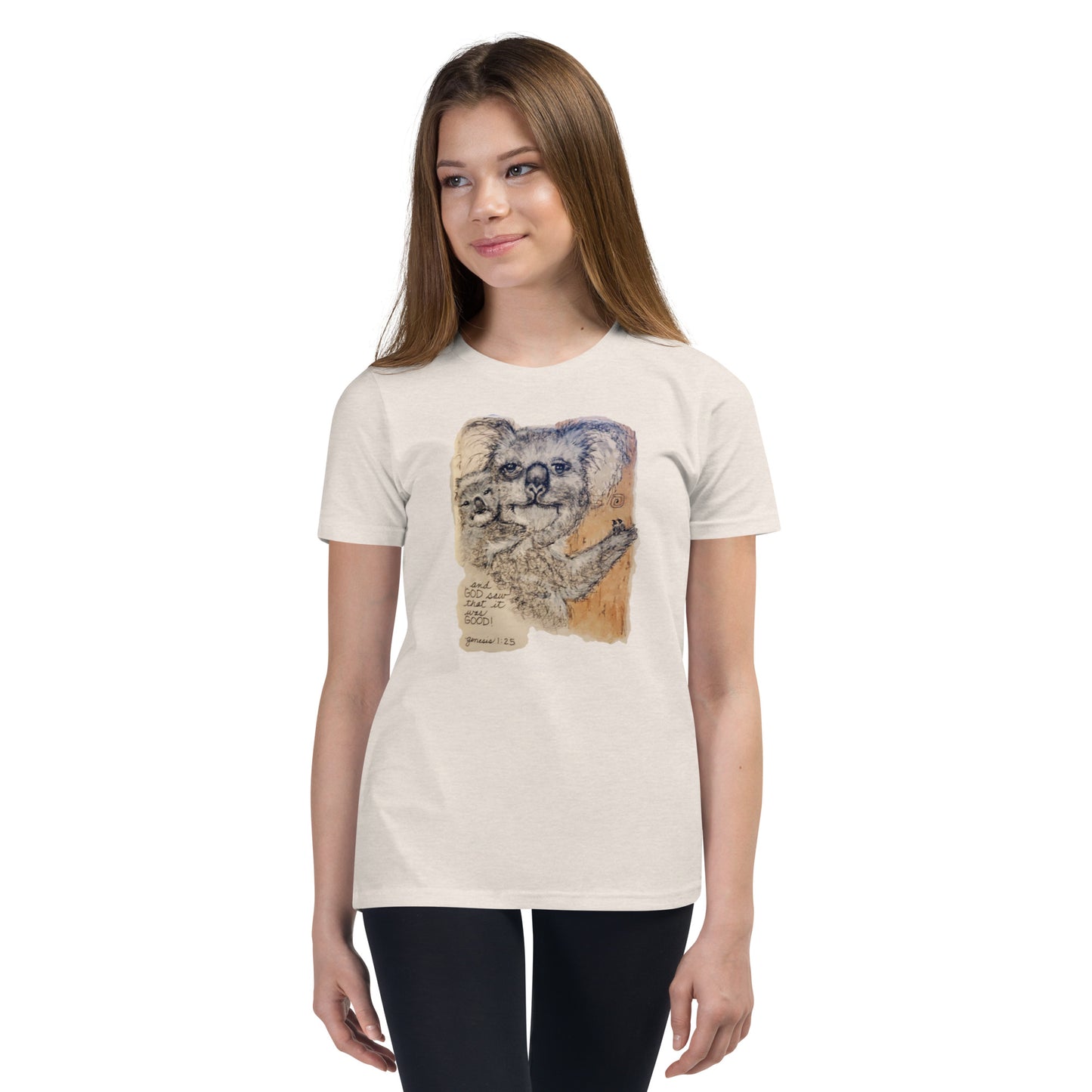 God Said "Koala Harper" Youth Short Sleeve T-Shirt