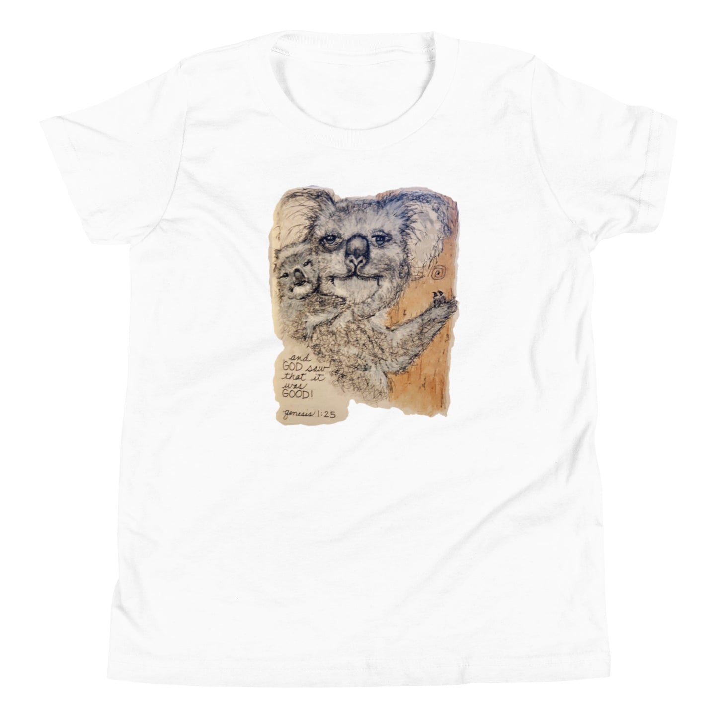 God Said "Koala Harper" Youth Short Sleeve T-Shirt